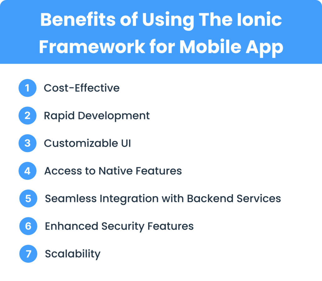 Benefits of Using The Ionic Framework for Mobile App