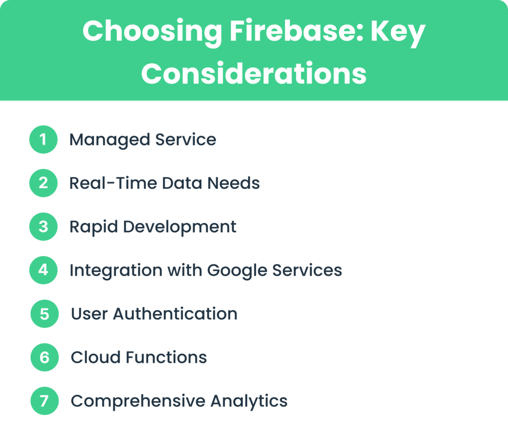 Choosing Firebase: Key Considerations