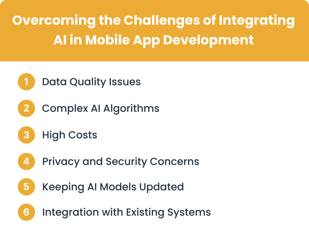 Overcoming the Challenges of Integrating AI in Mobile App Development